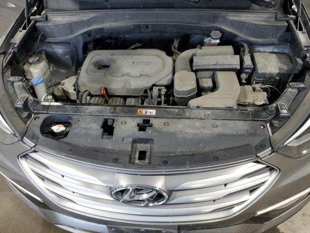 5NMZUDLB8JH078365 - 2018 HYUNDAI SANTA FE S ნაცრისფერი ფოტო 12