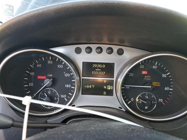 4JGBB86E16A032149 - 2006 MERCEDES-BENZ ML 350 BLACK photo 9