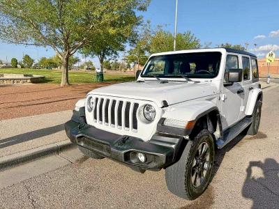 1C4HJXEN2LW213871 - 2020 JEEP WRANGLER U SAHARA WHITE photo 2