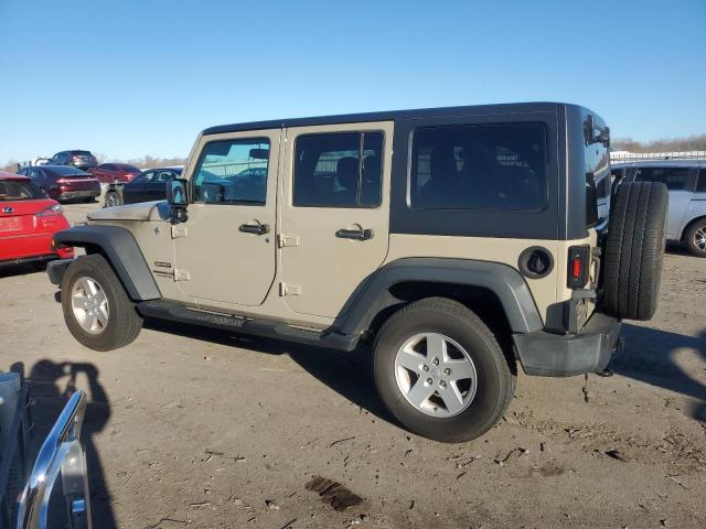 1C4HJWDGXHL683295 - 2017 JEEP WRANGLER U SPORT 棕色 照片 2