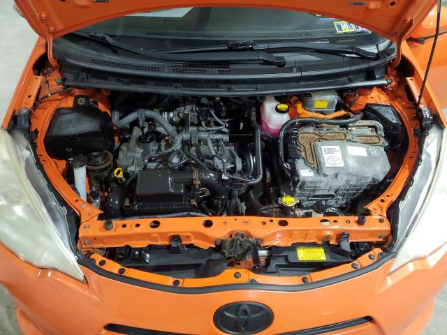 JTDKDTB33C1003687 - 2012 TOYOTA PRIUS C 橙色 照片 12