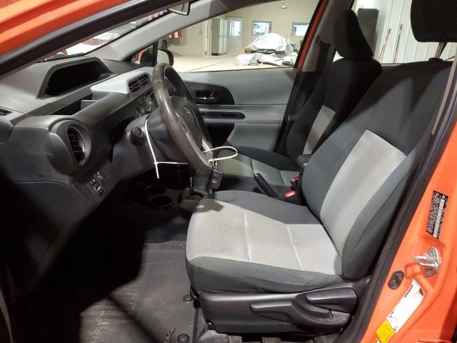JTDKDTB33C1003687 - 2012 TOYOTA PRIUS C 橙色 照片 7