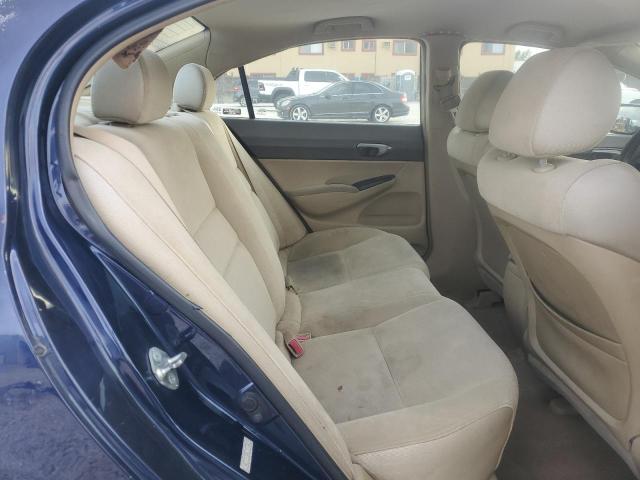 1HGFA16566L081448 - 2006 HONDA CIVIC LX BLUE photo 10