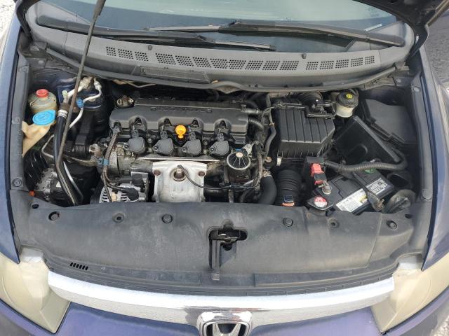 1HGFA16566L081448 - 2006 HONDA CIVIC LX BLUE photo 11