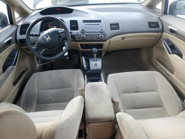 1HGFA16566L081448 - 2006 HONDA CIVIC LX BLUE photo 8