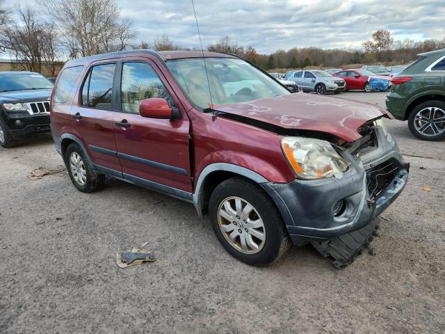 JHLRD78886C059824 - 2006 HONDA CR-V EX RED photo 4