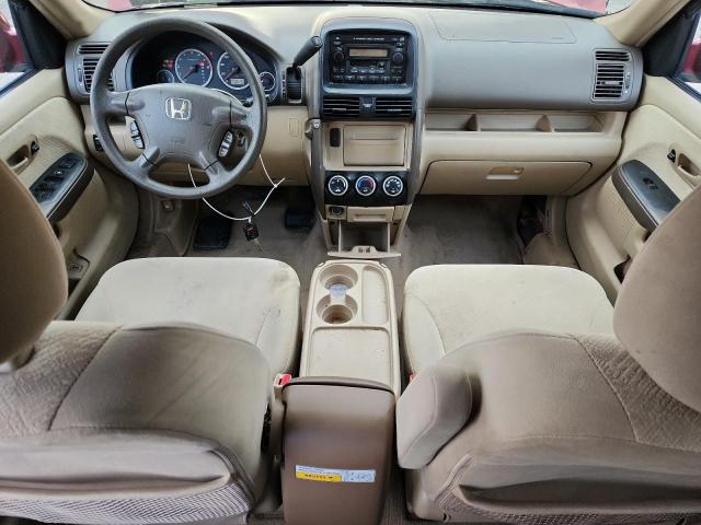 JHLRD78886C059824 - 2006 HONDA CR-V EX RED photo 8
