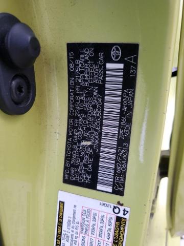 JTNKARJE0GJ507047 - 2016 TOYOTA SCION IM GREEN photo 12