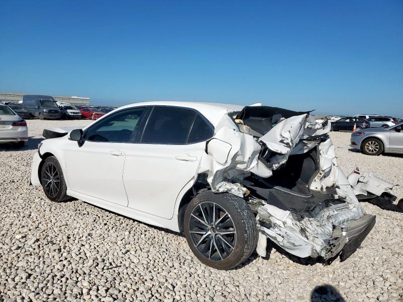 4T1G11AK9NU711970 - 2022 TOYOTA CAMRY SE WHITE photo 2