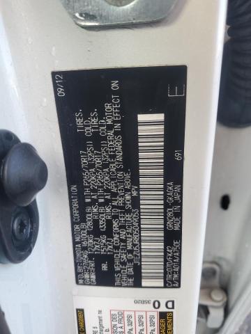 JTEZU5JR8D5049053 - 2013 TOYOTA 4RUNNER SR5 白色 照片 14