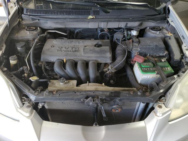 2T1KR38E94C209765 - 2004 TOYOTA COROLLA MA XR GRAY photo 12