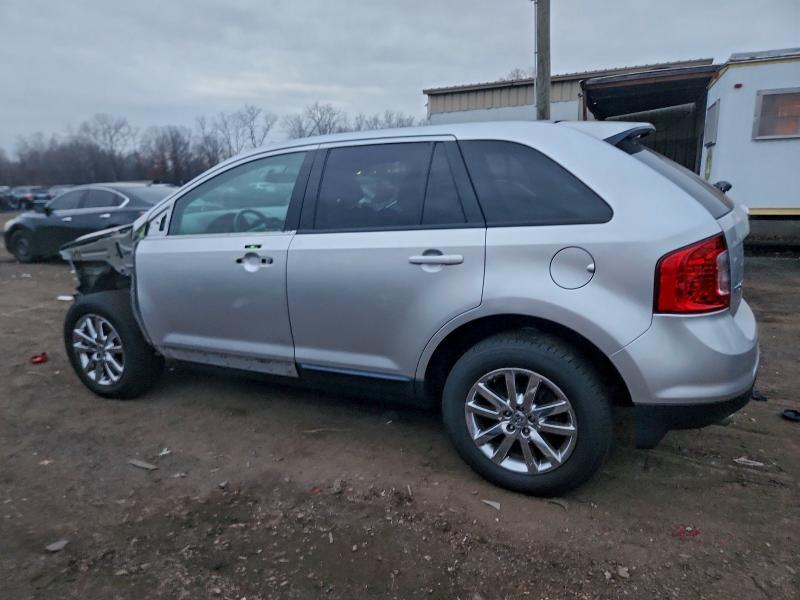 2FMDK4JC7DBB93534 - 2013 FORD EDGE SEL SILVER photo 2