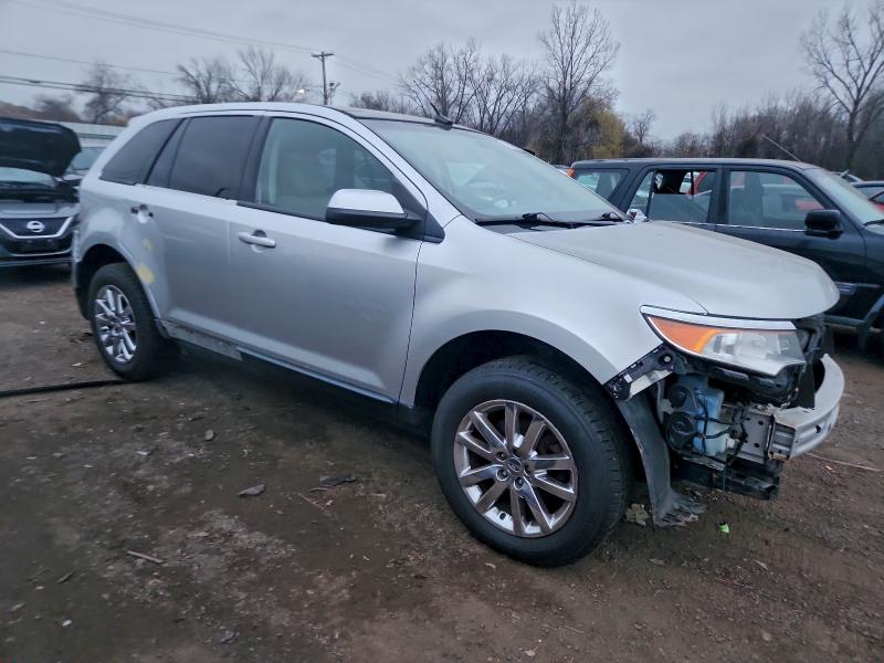 2FMDK4JC7DBB93534 - 2013 FORD EDGE SEL SILVER photo 4