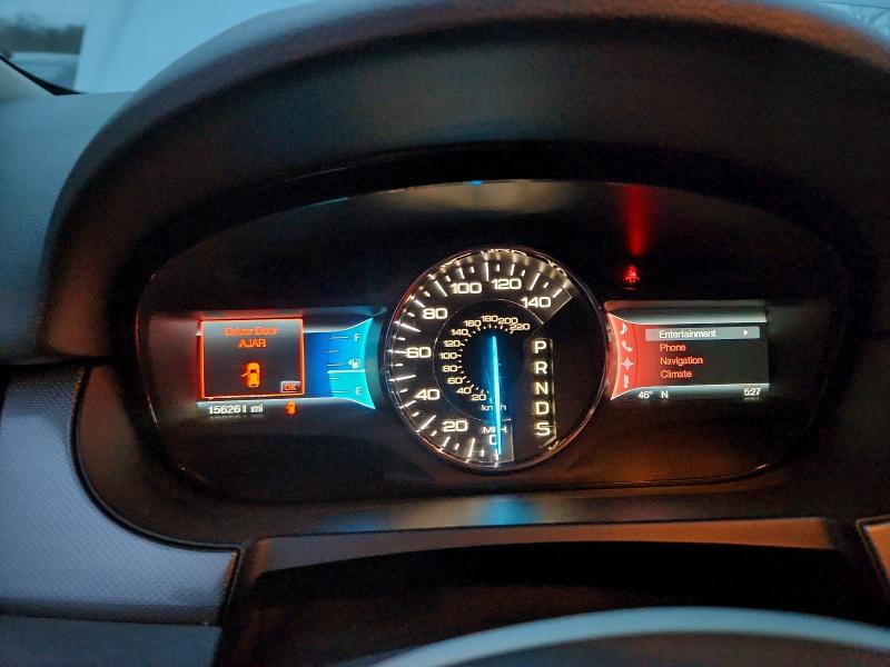 2FMDK4JC7DBB93534 - 2013 FORD EDGE SEL SILVER photo 9