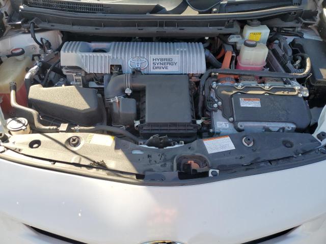 JTDKN3DU9F0439991 - 2015 TOYOTA PRIUS WHITE photo 11