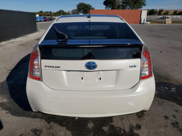 JTDKN3DU9F0439991 - 2015 TOYOTA PRIUS WHITE photo 6