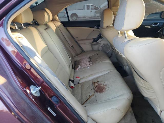 JH4CU2F67AC020981 - 2010 ACURA TSX MAROON photo 10