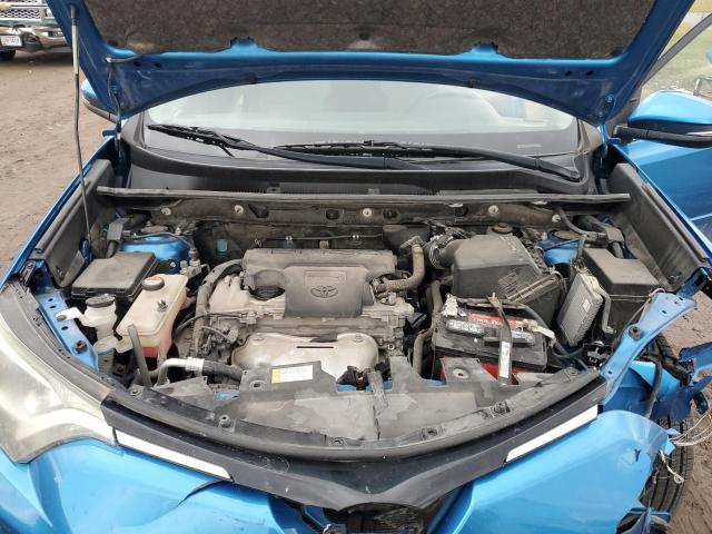 JTMRFREV0GJ097963 - 2016 TOYOTA RAV4 XLE BLUE photo 12