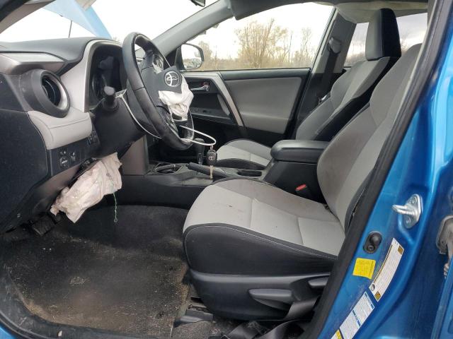 JTMRFREV0GJ097963 - 2016 TOYOTA RAV4 XLE BLUE photo 7