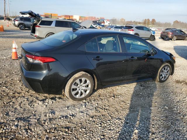 5YFEPMAE6MP237171 - 2021 TOYOTA COROLLA LE BLACK photo 3