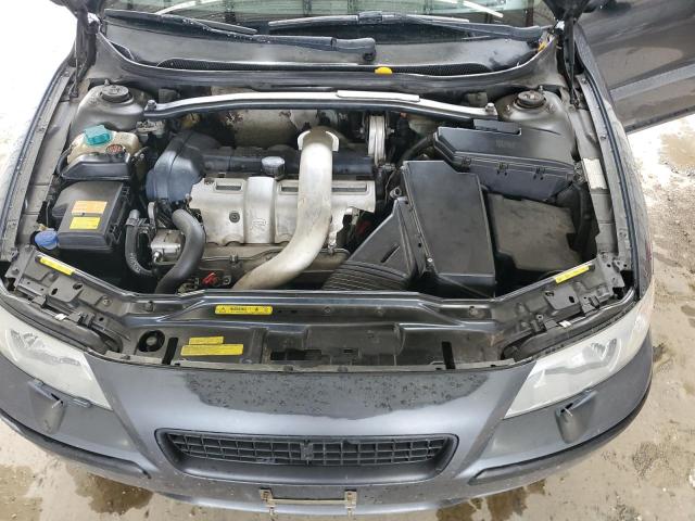 YV1RH52Y842321160 - 2004 VOLVO S60 R GRAY photo 11