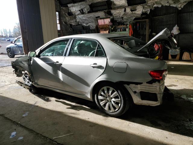 2T1BU4EE4CC875195 - 2012 TOYOTA COROLLA BASE SILVER photo 2