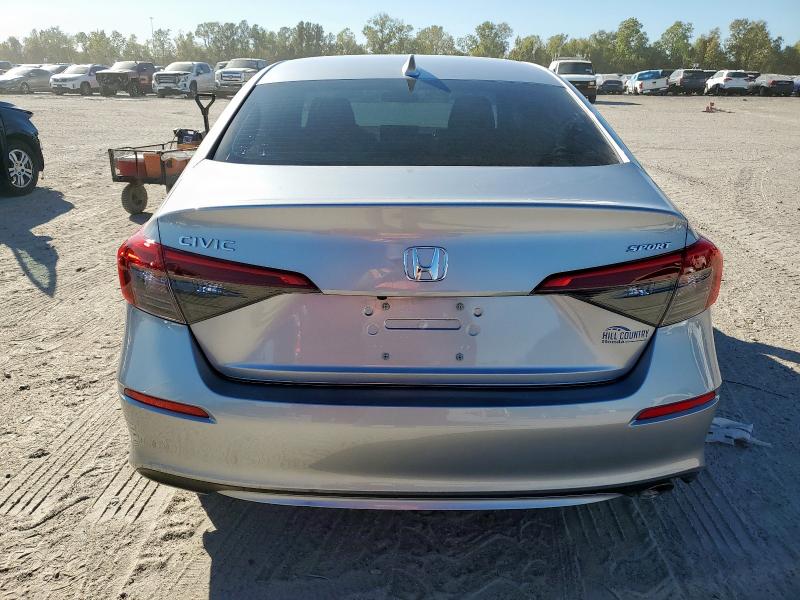 2HGFE2F50RH545930 - 2024 HONDA CIVIC SPORT SILVER photo 6