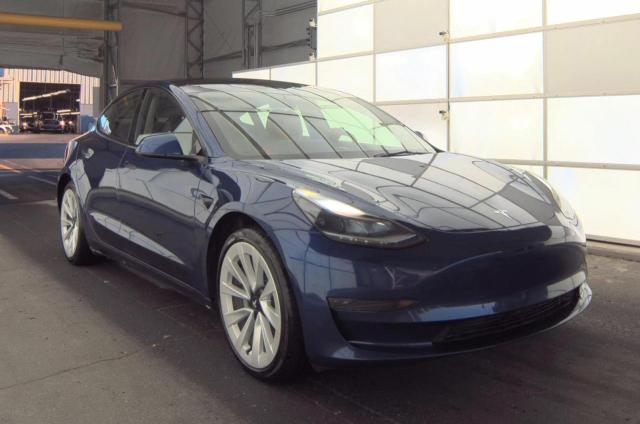 5YJ3E1EA4PF493005 - 2023 TESLA MODEL 3 BLUE photo 2