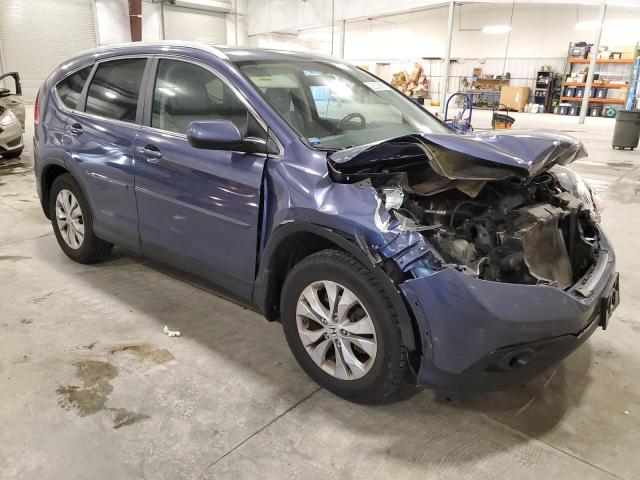 2HKRM4H79DH600058 - 2013 HONDA CR-V EXL BLUE photo 4