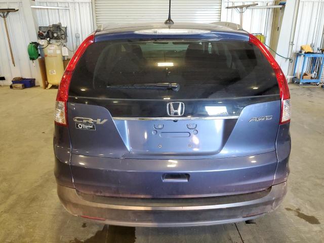 2HKRM4H79DH600058 - 2013 HONDA CR-V EXL BLUE photo 6
