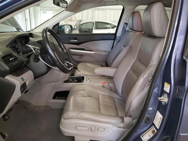 2HKRM4H79DH600058 - 2013 HONDA CR-V EXL BLUE photo 7