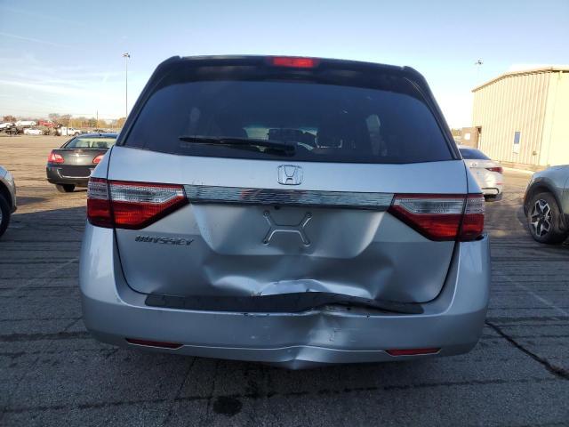5FNRL5H63BB090429 - 2011 HONDA ODYSSEY EXL SILVER photo 6