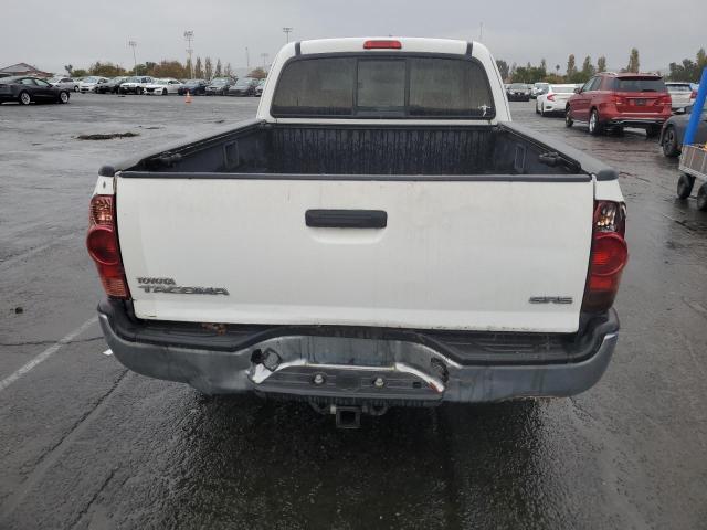 5TETX22N47Z413711 - 2007 TOYOTA TACOMA ACCESS CAB WHITE photo 6