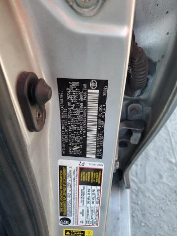 4T1BF1FK9CU108924 - 2012 TOYOTA CAMRY BASE ვერცხლისფერი ფოტო 12