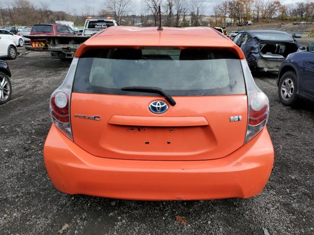 JTDKDTB36E1063031 - 2014 TOYOTA PRIUS C Naranja foto 6