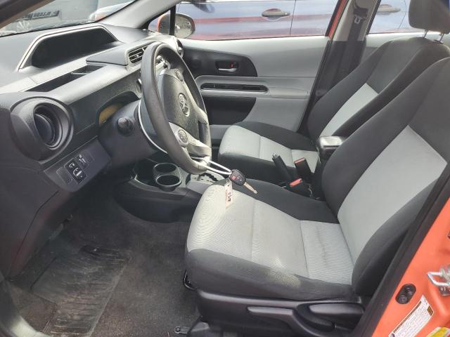 JTDKDTB36E1063031 - 2014 TOYOTA PRIUS C Naranja foto 7