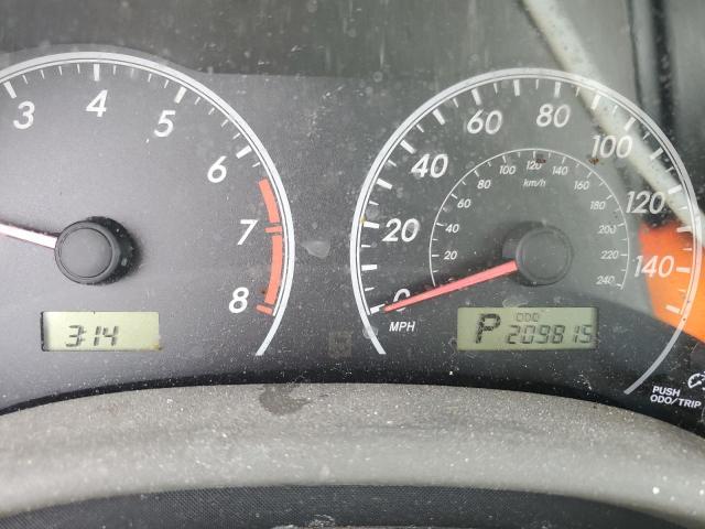 1NXBU40E49Z150291 - 2009 TOYOTA COROLLA BASE GOLD photo 9