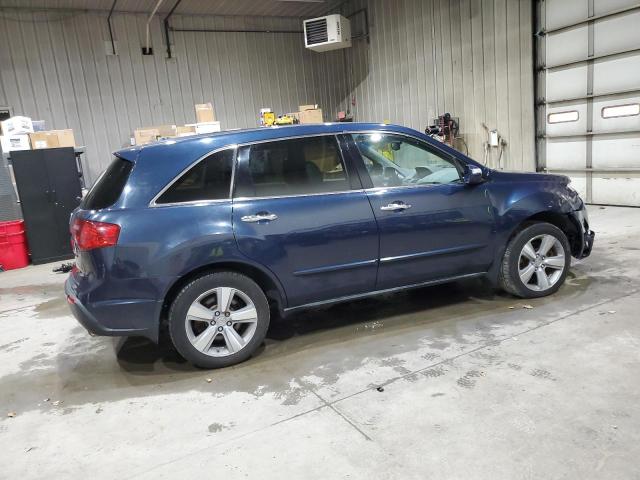 2HNYD2H60BH545314 - 2011 ACURA MDX TECHNOLOGY BLUE photo 3