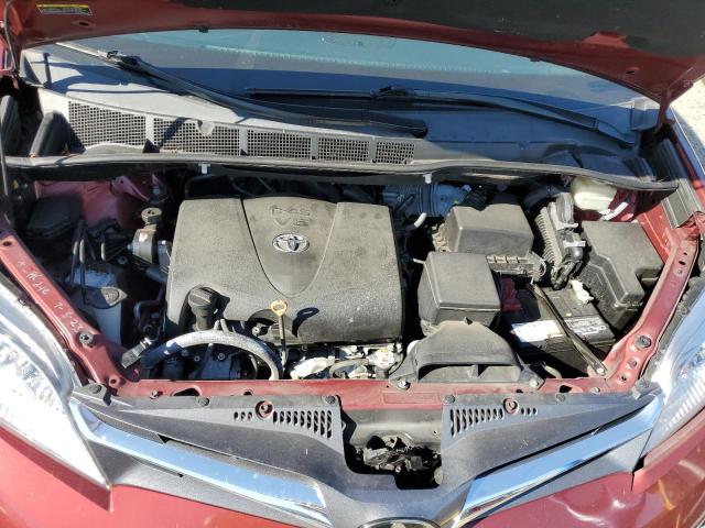 5TDYZ3DC5JS913379 - 2018 TOYOTA SIENNA XLE Rouge photo 12