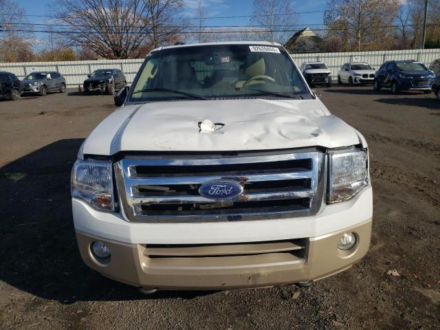 1FMJU1J53AEB46711 - 2010 FORD EXPEDITION EDDIE BAUER WHITE photo 5