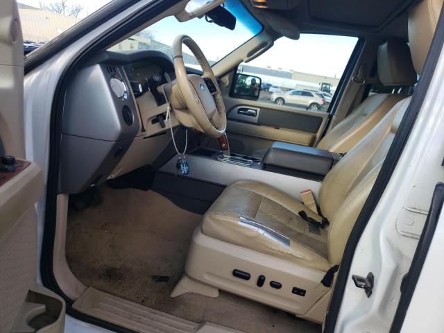 1FMJU1J53AEB46711 - 2010 FORD EXPEDITION EDDIE BAUER WHITE photo 7