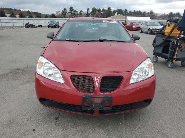 1G2ZG58B474140744 - 2007 PONTIAC G6 BASE RED photo 5