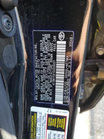 4T1BK1EB1DU035031 - 2013 TOYOTA AVALON BASE Schwarz Foto 12