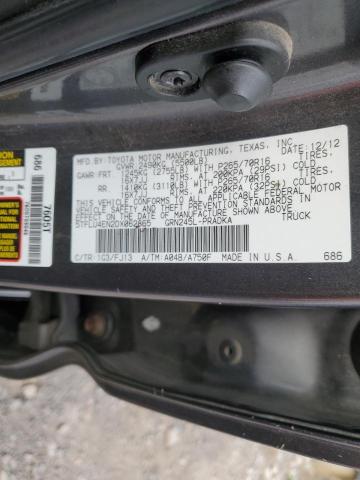 5TFLU4EN2DX062865 - 2013 TOYOTA TACOMA DOUBLE CAB Boz foto 12