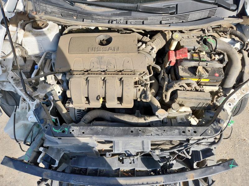 3N1AB7AP6KY309163 - 2019 NISSAN SENTRA S WHITE photo 11