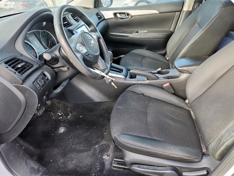 3N1AB7AP6KY309163 - 2019 NISSAN SENTRA S WHITE photo 7