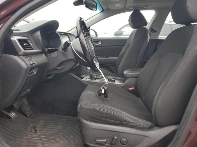 5XXGT4L37KG300865 - 2019 KIA OPTIMA LX ბურგუნდია ფოტო 7