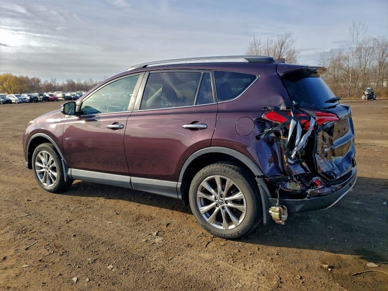 2T3DFREV4HW651339 - 2017 TOYOTA RAV4 LIMITED 勃艮第红 照片 2