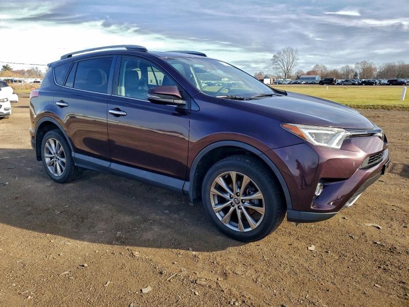 2T3DFREV4HW651339 - 2017 TOYOTA RAV4 LIMITED 勃艮第红 照片 4