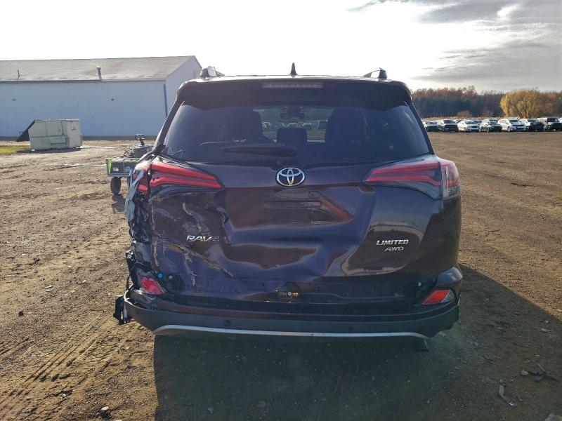 2T3DFREV4HW651339 - 2017 TOYOTA RAV4 LIMITED 勃艮第红 照片 6